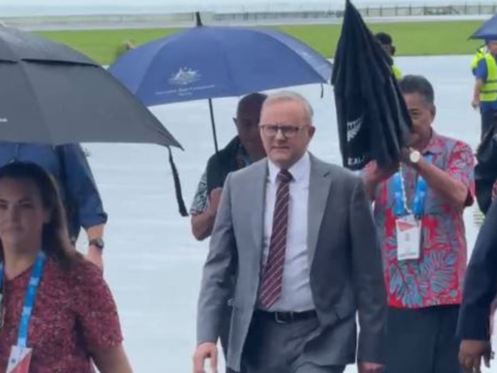 Prime Minister Anthony Albanese will spend time with his PNG counterpart James Marape in Samoa for the Commonwealth Heads of Government Meeting (CHOGM) meeting. Picture: Angira Bharadwaj