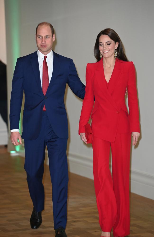 Wills and Kate step out in February. Picture: WPA Pool/Getty