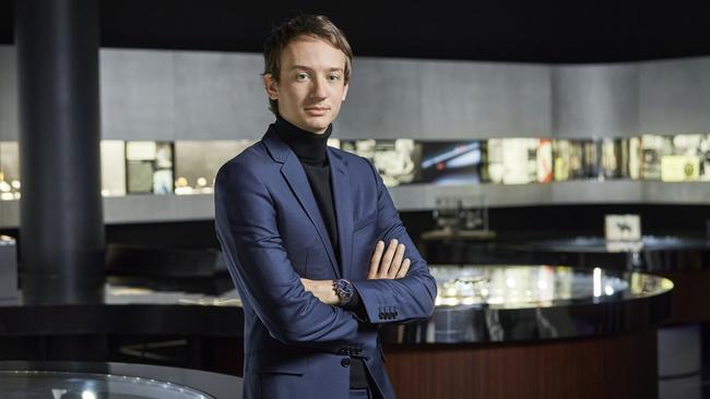 Frédéric Arnault, CEO of LVMH Watches. Picture: Gian Marco Castelberg