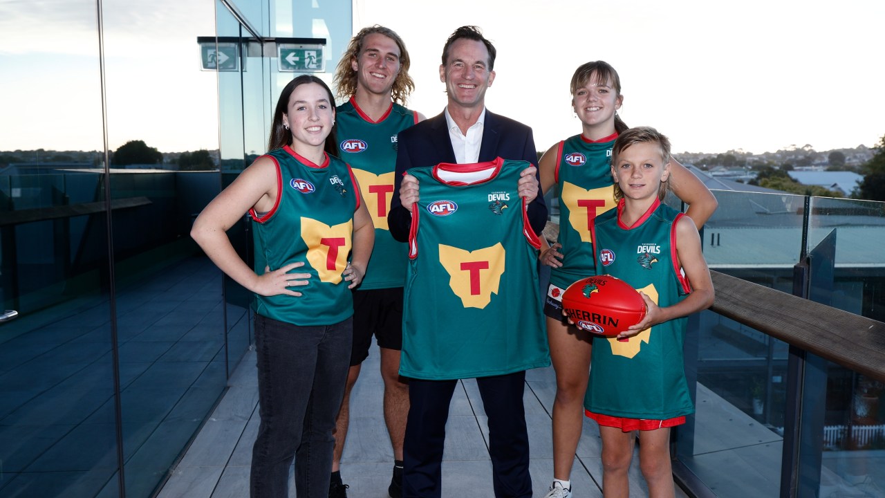 AFL’s 19th Club Officially Unveiled As The Tasmania Devils With Myrtle ...