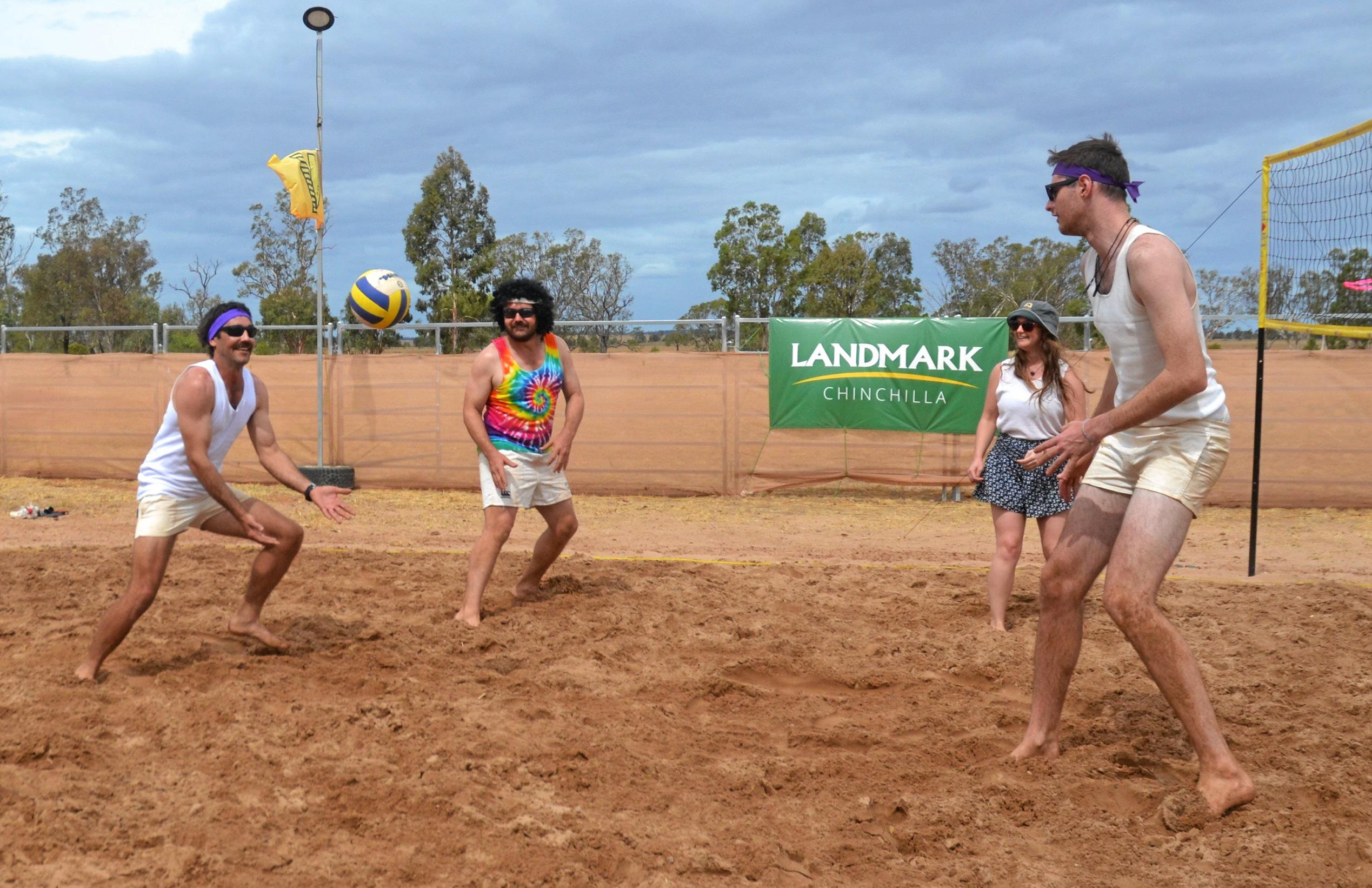 The Dulacca Sports Club annual Bush Beach Volleyball tournament. Picture: Kate McCormack