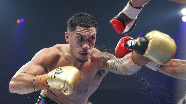 Opetaia has been labelled ‘the toughest athlete in Australia’ following the fight. Picture: Getty