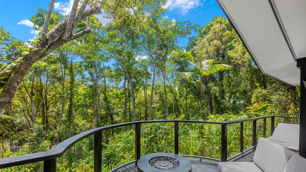 A stay in the Billabong Suite, pictured, is $1050 per person, per night, at Silky Oaks Lodge at Mossman. PIcture: supplied.