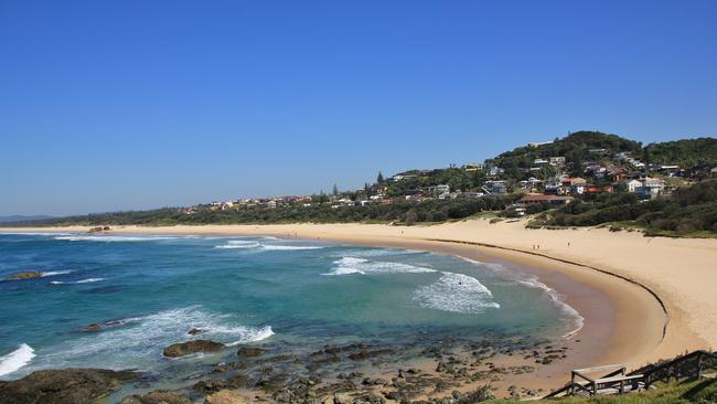 Lighthouse Beach at Port Macquarie.