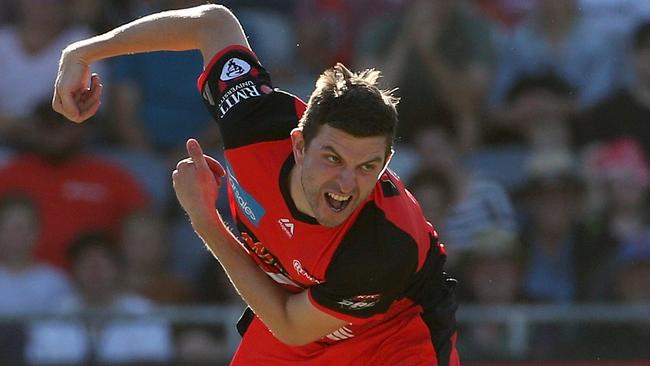 Harry Gurney has backed his Renegades to win their maiden Big Bash title in 2019. Picture: AAP