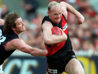 Fraser Brown's late tackle on Dean Wallis in the 1999 preliminary final has gone down in footy folklore. 