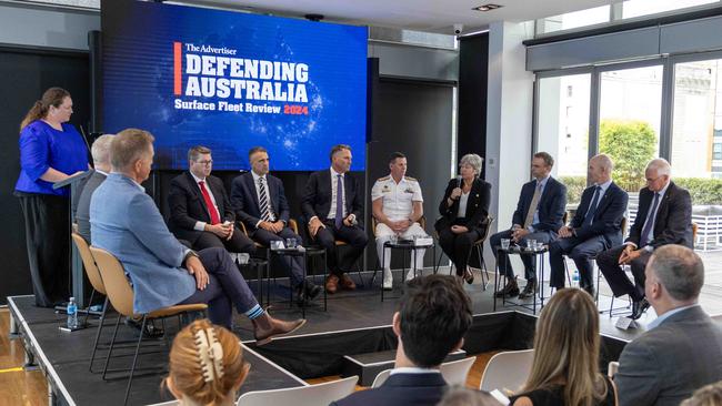 The Defending Australia round table held at The Advertiser. Picture: Kelly Barnes