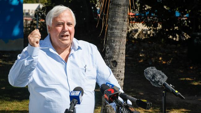 17 August 2018 Townsville, Qld - Clive Palmer announces a $15,000 sponsorship package for the Saints Cricket Club in Townsville - Photo: Cameron Laird (Ph: 0418 238811 - cameron@cameronlaird.com)