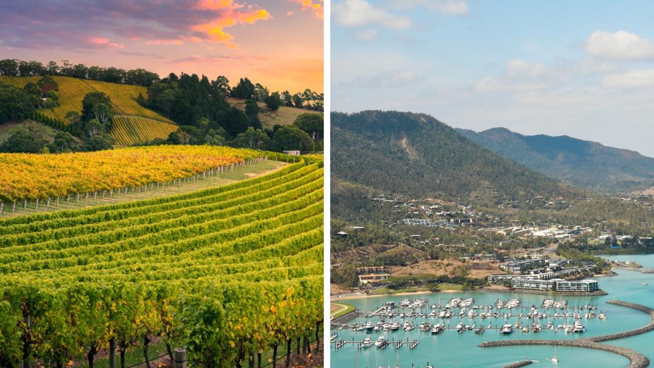 A new direct flight from the Whitsundays has just been announced which would give residents direct access to our country’s vineyards. Picture: Contributed