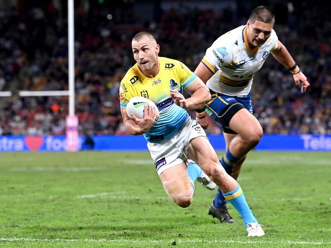 Kieran Foran of the Titans is already ripping into pre-season training. Picture: Getty Images