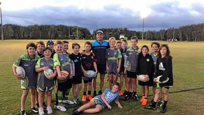 Michael Gordon visits Tweed Coast Raiders JRL.