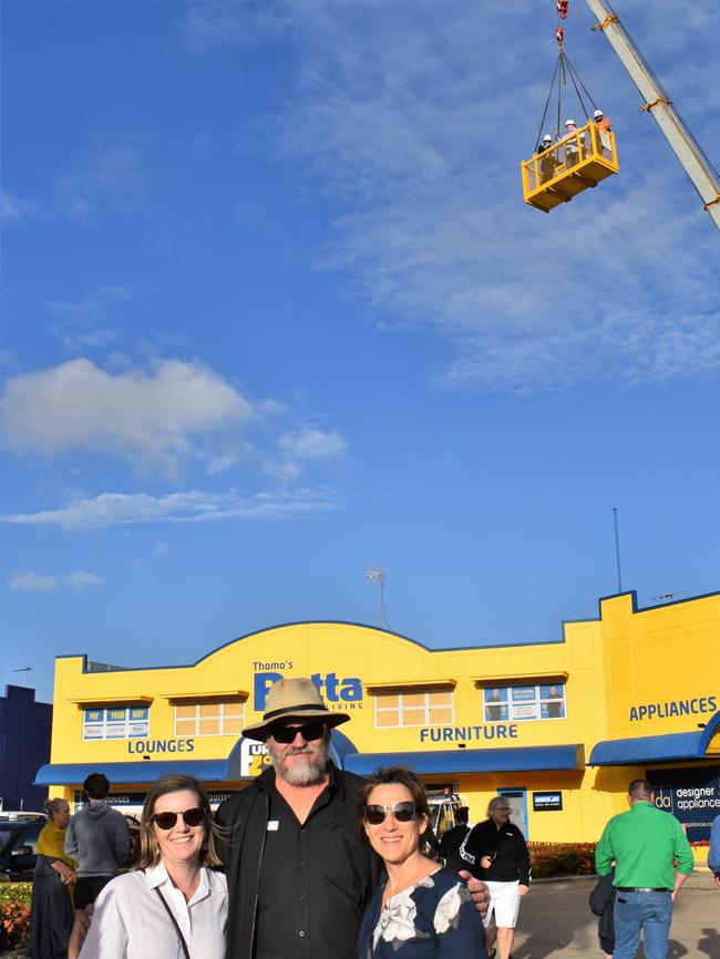 Korin Jensen, Mark Thompson and Tamara Schillaci of Fitzroy Community Hospice.