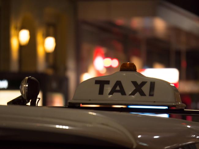 taxi at night generic