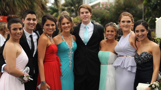 St Patrick’s College, Campbelltown year 12 students celebrating their formal in Wollongong in 2012.