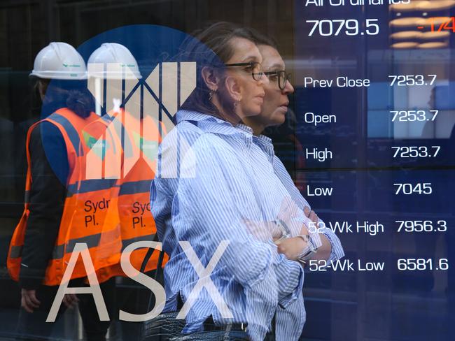 SYDNEY, AUSTRALIA - NEWSWIRE Photos - September 14, 2022: A view of the Australian Stock Exchange in the CBD in Sydney after a drop in the market overnight. Picture: NCA Newswire/Gaye Gerard