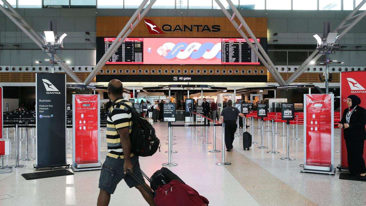 The man was arrested at Sydney airport. Picture: NewsWire / Gaye Gerard