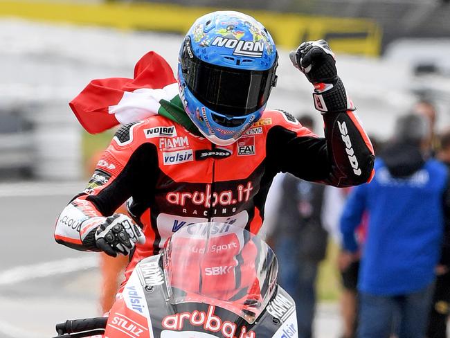 World Superbikes: Marco Melandri wins the opening race at Phillip ...