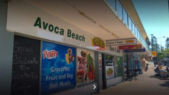 The Avoca Beach Welcome Mart was held up at knifepoint on Sunday.