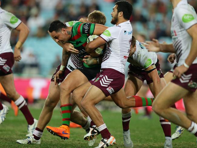 Round 16, 2015 Manly v Souths / Picture: Brett Costello (There is no suggestion that anyone in this photo is involved with match fixing)