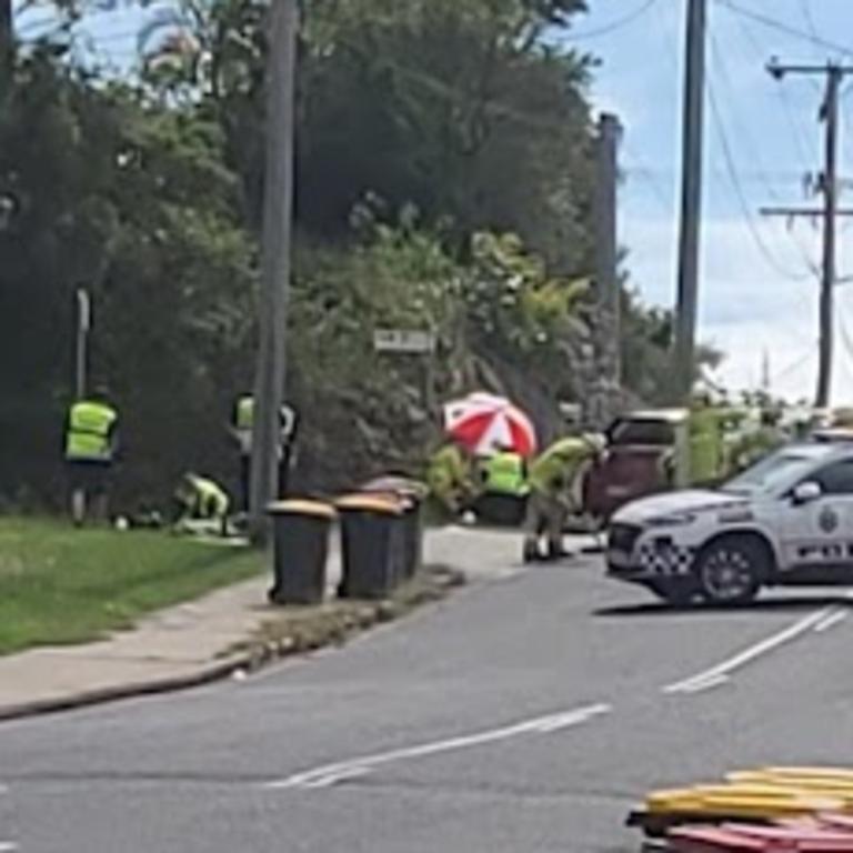 A two vehicle crash was reported on Ann St, Gladstone about 11am Wednesday. Picture: Supplied