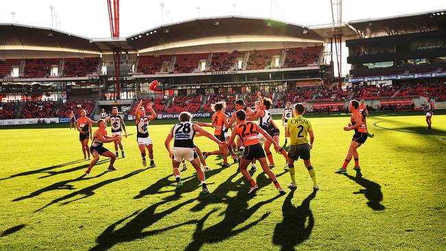 Spotless Stadium plays host to GWS’s home games in western Sydney, Picture: Phil Hillyard