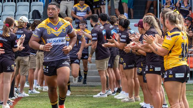 Sunshine Coast Falcons talent Lazarus Vaalepu. Picture: Nicola Anne Photography.