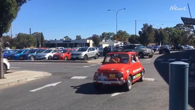 Nick Xenophon faces prosecution over the signage on his Fiat