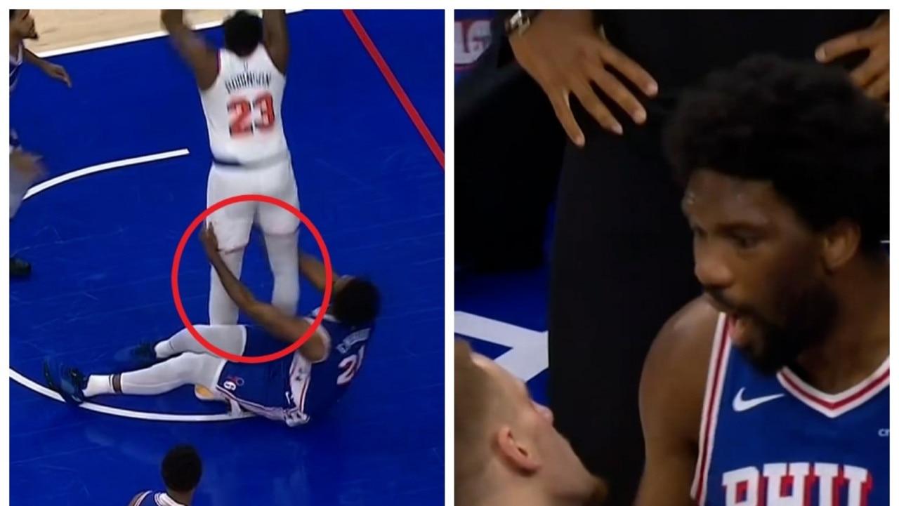 Joel Embiid shredded over ‘dirty’ play after historic 50-point NBA playoffs eruption