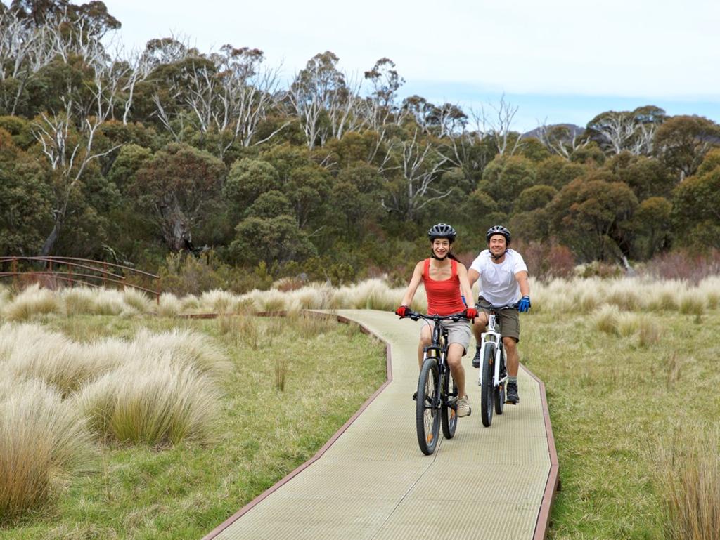 Sap your skis for a bike. Picture: Supplied/Destination NSW