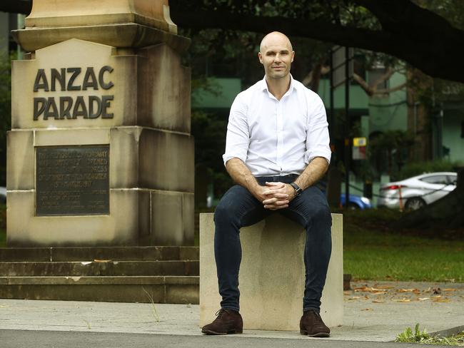 Learning the full story … AFL legend Tom Harley is the grandson of Bryan Rofe, who led 29 Aussie fugitives trapped behind enemy lines in WWII. Picture: John Appleyard