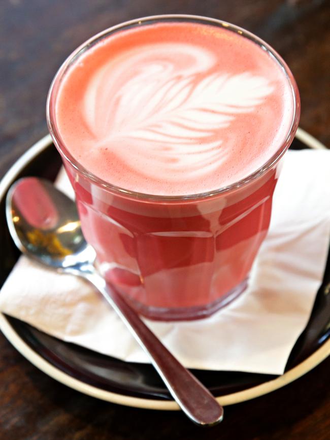 Beetroot lattes will have you blushing.