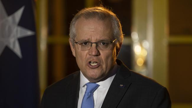 Prime Minister Scott Morrison has been ciritcal of the Victorian Premier’s lockdowns. Picture: NCA NewsWire / Martin Ollman