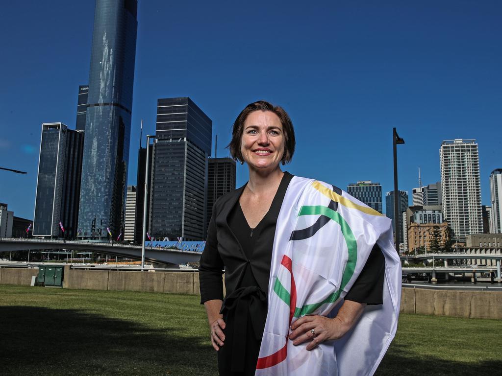 Olympic gold medallist and chef de mission for 2024 Paris Olympic Games Anna Meares was scathing in her assessment of the ‘Enhanced Games’. Picture: Zak Simmonds