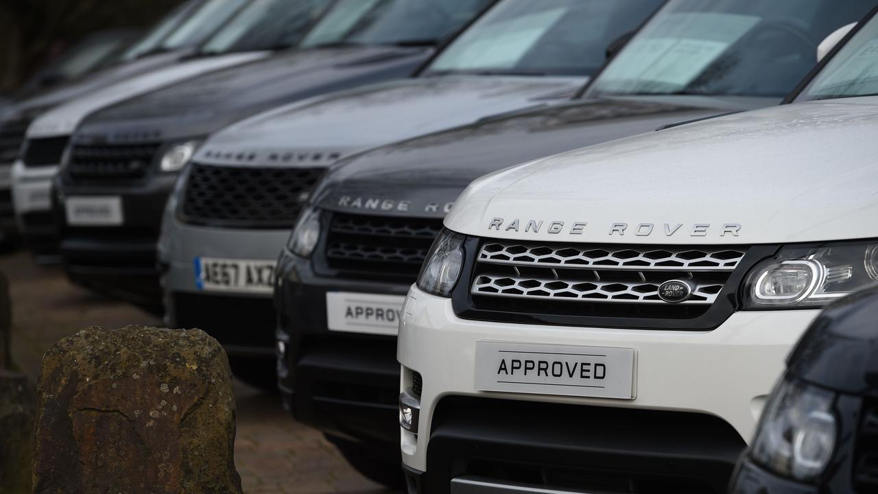 Motoring giant Jaguar Land Rover has resumed vehicle shipments to the US after a near month-long pause triggered by newly imposed tariffs on imported cars. Picture: AFP