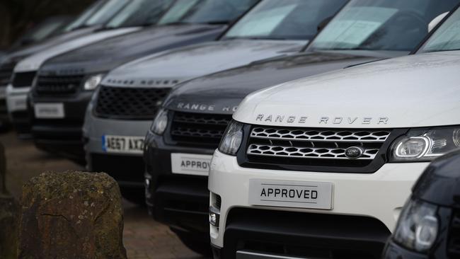 Motoring giant Jaguar Land Rover has resumed vehicle shipments to the US after a near month-long pause triggered by newly imposed tariffs on imported cars. Picture: AFP