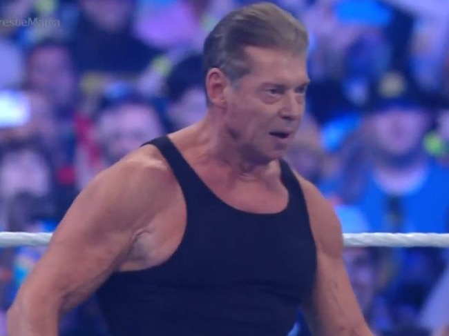 WWE boss Vince McMahon stole the show at WrestleMania.