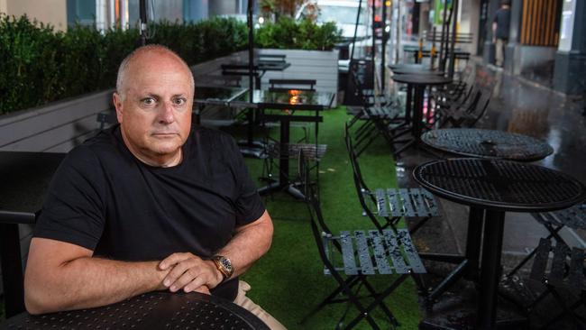 Chin Chin restaurant owner Chris Lucas, 60, said CBD workers need to be return to the office to help the city get back thriving again. Picture: Jason Edwards.