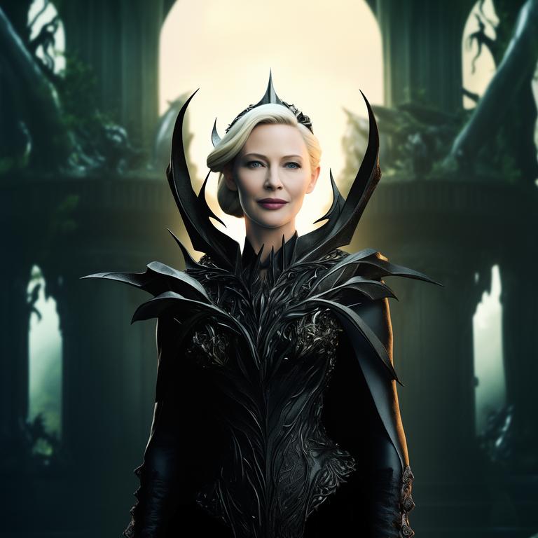 Elegance meets evil: Cate Blanchett takes on the iconic role of Disney’s Maleficent.