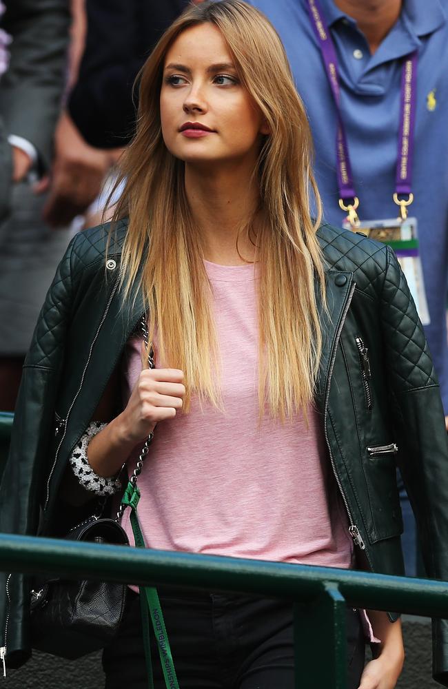 Courtside style ... Ester Satorova at Wimbledon last year. Picture: Matthew Stockman/Getty Images