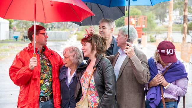 The official unveiling of the Woodchop Arena in memory of John "Cracker" McDonald. Heritage Bank Toowoomba Royal Show. Saturday April 20th, 2024 Picture: Bev Lacey