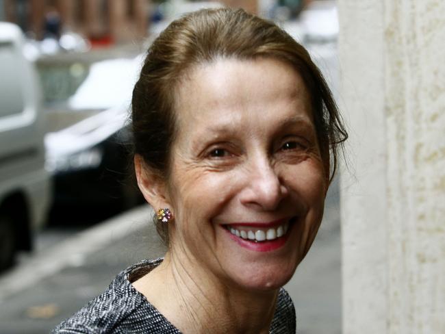 North Sydney Mayor Jilly Gibson heading into the inquiry. Picture: John Appleyard