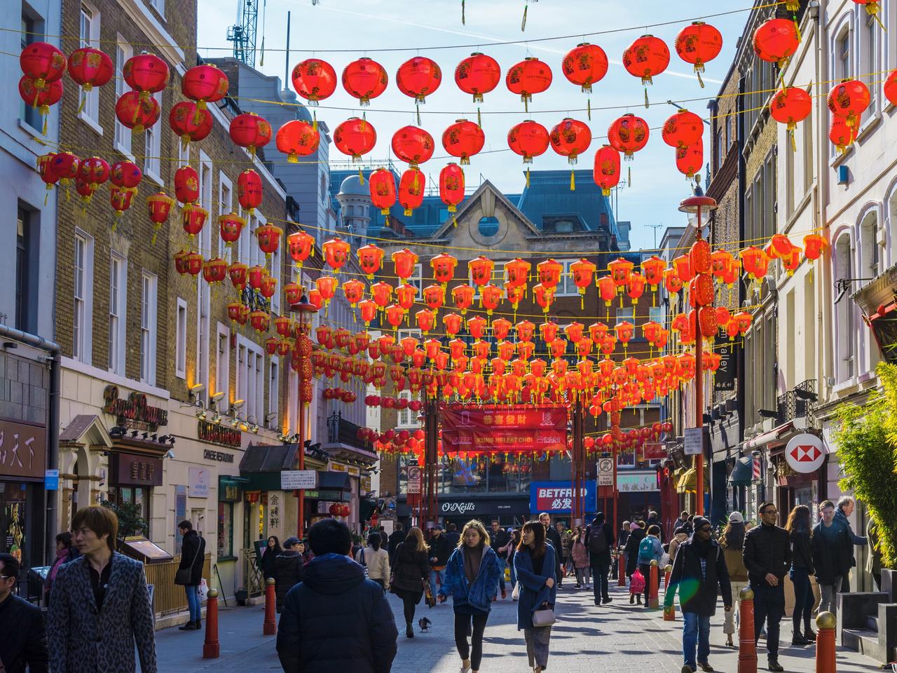 Chinatown Gerrard Street in London