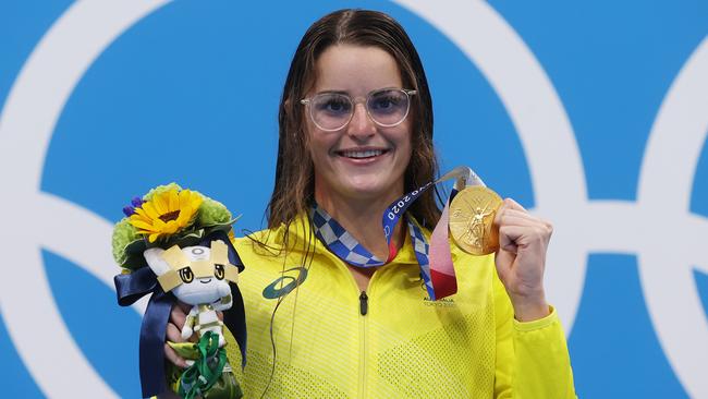 Gold medallist Kaylee McKeown is apart of the USC Spartans swim team. (Photo by Clive Rose/Getty Images)