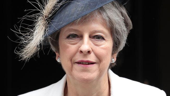 LONDON, ENGLAND - JULY 10:  Prime Minister Theresa May leaves following a cabinet meeting at 10 Downing Street, on July 10, 2018 in London, England. Ministers are meeting for a cabinet meeting after the Prime Minister was forced to carry out a reshuffle following the high profile resignations of Boris Johnson and David Davis over her controversial Brexit strategy.  (Photo by Dan Kitwood/Getty Images)