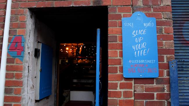 Back Alley Sally's hidden upstairs bar. Picture: Nicole Cleary