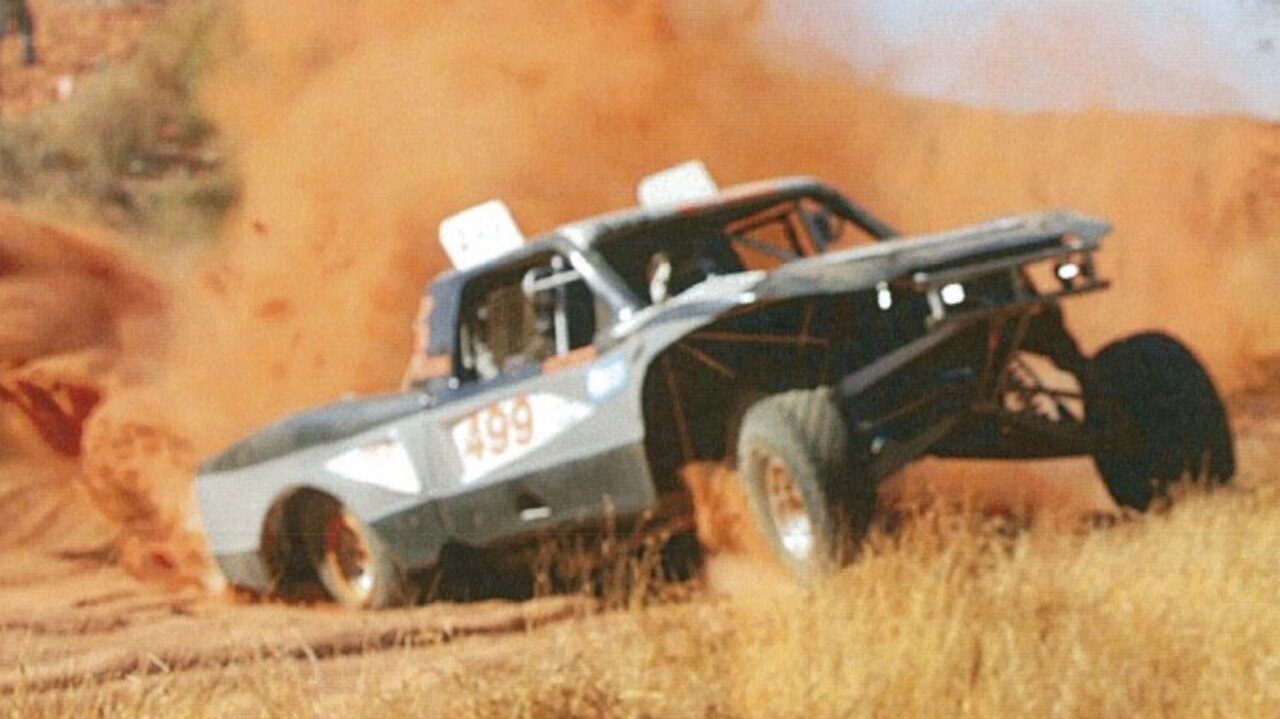 Trophy Truck #499 at the 2021 Finke Desert Race. Picture: NT Courts