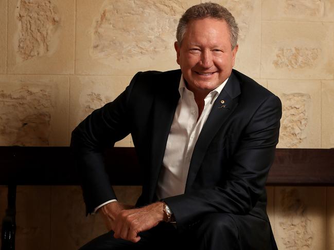 3/4/2020Andrew Forrest talks about Cove project by Minderoo.Pic Colin Murty The Australian