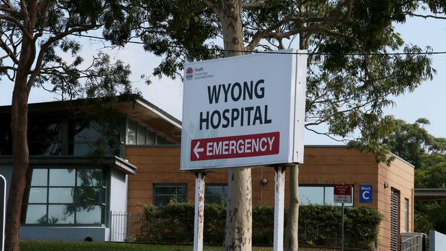 The two victims were later taken to Wyong Hospital for treatment. Picture: AAP / Sue Graham