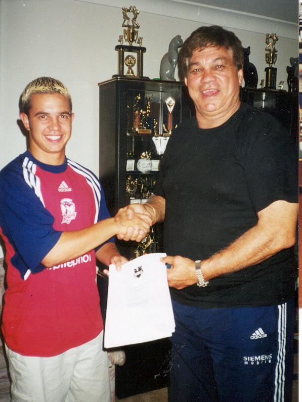 A young Joe Williams and Arthur Beetson.