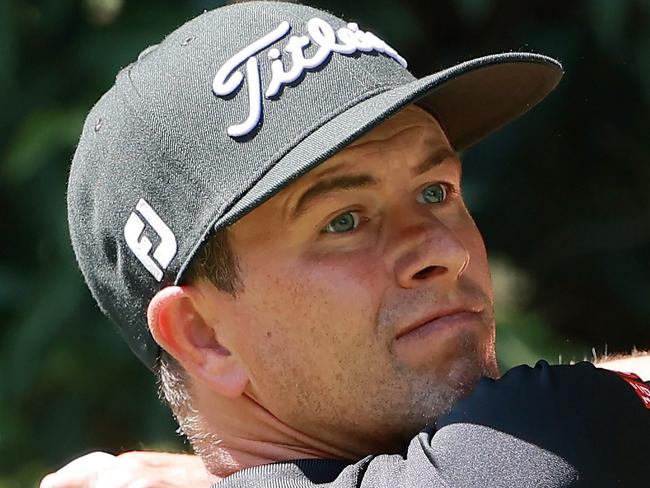 MEXICO CITY, MEXICO - FEBRUARY 20: Adam Scott of Australia plays his shot from the second tee during the first round of the World Golf Championships Mexico Championship at Club de Golf Chapultepec on February 20, 2020 in Mexico City, Mexico.   Hector Vivas/Getty Images/AFP == FOR NEWSPAPERS, INTERNET, TELCOS & TELEVISION USE ONLY ==